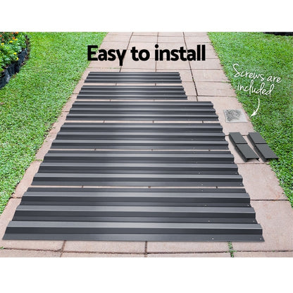 Green Fingers 2x Garden Bed 120x90cm Planter Box Raised Container Galvanised Herb-Home &amp; Garden &gt; Garden Beds-PEROZ Accessories