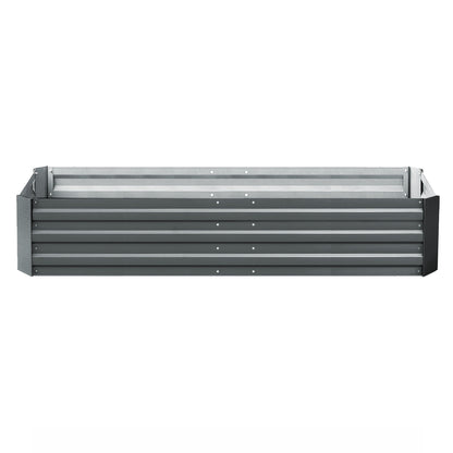 Green Fingers 2x Garden Bed 210x90cm Planter Box Raised Container Galvanised Herb-Home &amp; Garden &gt; Garden Beds-PEROZ Accessories