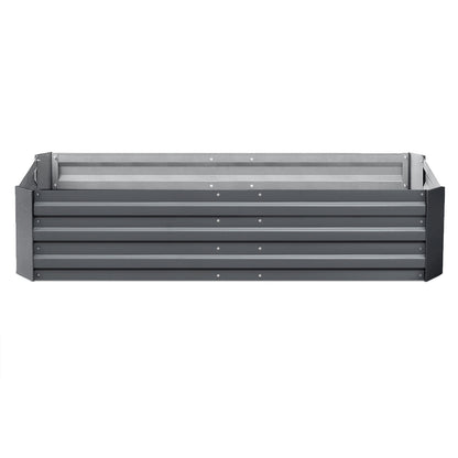 Green Fingers 2x Garden Bed 150x90cm Planter Box Raised Container Galvanised Herb-Home &amp; Garden &gt; Garden Beds-PEROZ Accessories