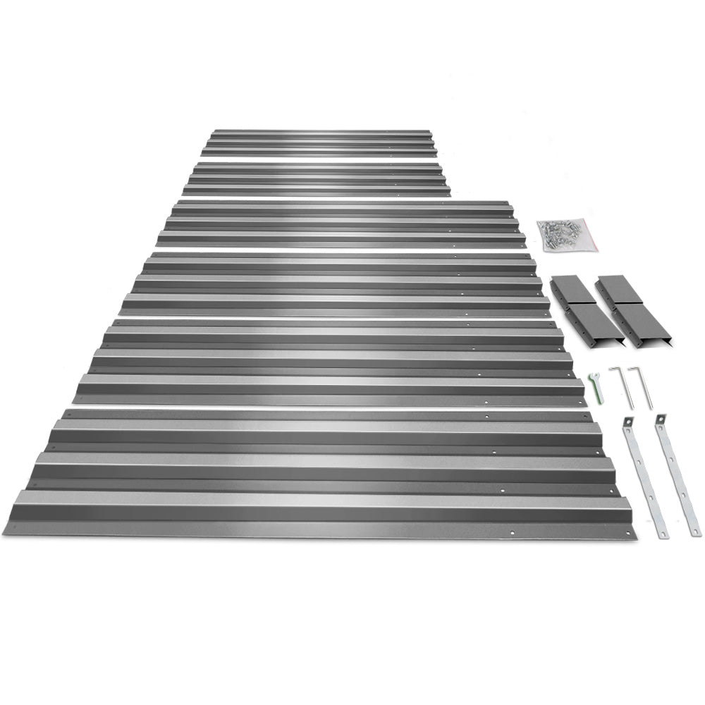 Green Fingers 2x Garden Bed 150x90cm Planter Box Raised Container Galvanised Herb-Home &amp; Garden &gt; Garden Beds-PEROZ Accessories