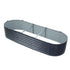 Green Fingers Garden Bed 240X80X42cm Oval Planter Box Raised Container Galvanised-Home & Garden > Garden Beds-PEROZ Accessories