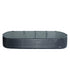 Green Fingers Garden Bed 320X80X42cm Oval Planter Box Raised Container Galvanised-Home & Garden > Garden Beds-PEROZ Accessories