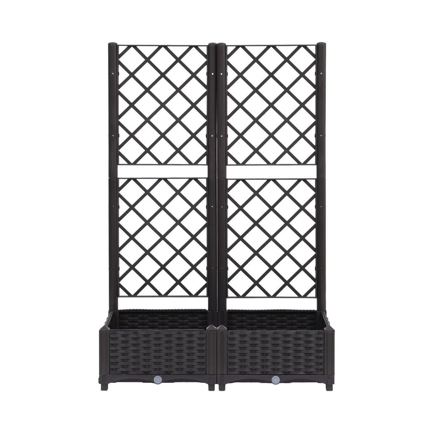 Green Fingers Raised Garden Bed Vertical Planter Self Watering Large Elevated Veggie Box 80x40x122cm-Home &amp; Garden > Garden Beds > Garden Beds &amp; Planters-PEROZ Accessories