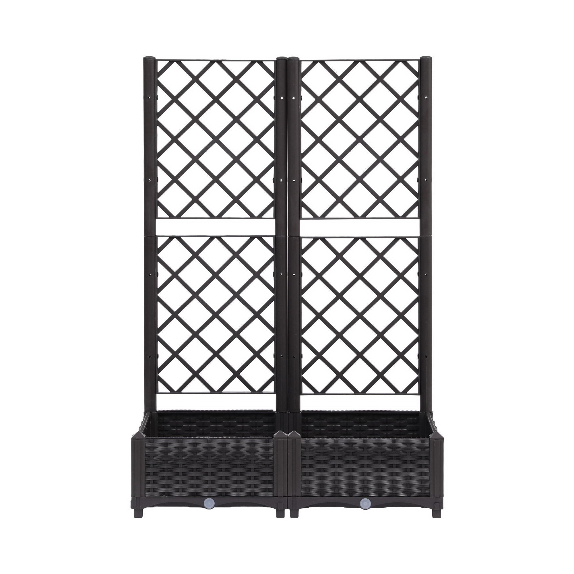 Green Fingers Raised Garden Bed Vertical Planter Self Watering Large Elevated Veggie Box 80x40x122cm-Home &amp; Garden > Garden Beds > Garden Beds &amp; Planters-PEROZ Accessories