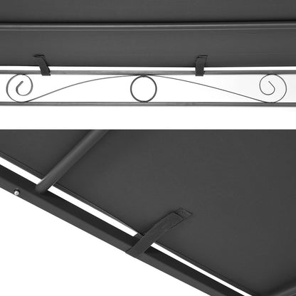 Instahut Gazebo Marquee 3m Outdoor Event Wedding Tent Camping Party Shade Iron Art Canopy Grey-Home &amp; Garden &gt; Shading-PEROZ Accessories