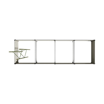 Livsip Garden Bed 290x90x30cm Planter Stand Box Galvanise-Garden Bed-PEROZ Accessories