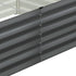 Livsip 160 x 80 x 45cm Garden Bed Galvanised Steel Raised Garden Bed 4pcs-Garden Beds-PEROZ Accessories