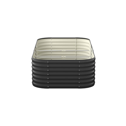 Livsip 9-IN-1 Raised Garden Bed Modular Kit Planter Oval Galvanised Steel 56CM H-Garden Bed-PEROZ Accessories