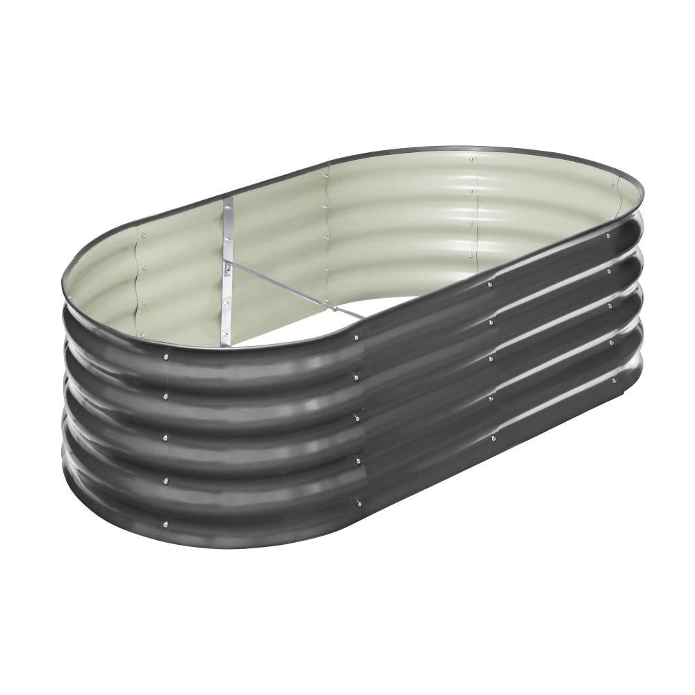 Livsip 2X Garden Bed Galvanised Raised Garden Bed 160X80X42CM-Garden Beds-PEROZ Accessories