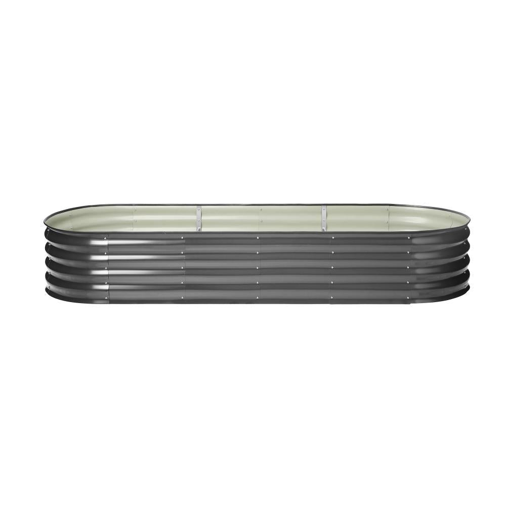 Livsip 2X Garden Bed Galvanised Raised Garden Bed 240X80X42CM-Garden Beds-PEROZ Accessories