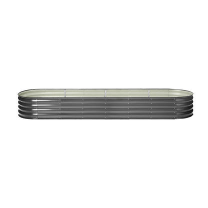 Livsip 2X Garden Bed Galvanised Raised Garden Bed 320X80X42CM-Garden Beds-PEROZ Accessories