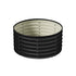 Livsip Garden Bed 90x45cm Galvanised Steel Round-Garden Bed-PEROZ Accessories