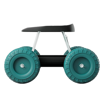 Gardeon Garden Cart Rolling Stool with Wheels Gardening Helper Seat Farm Yard-Garden Cart-PEROZ Accessories
