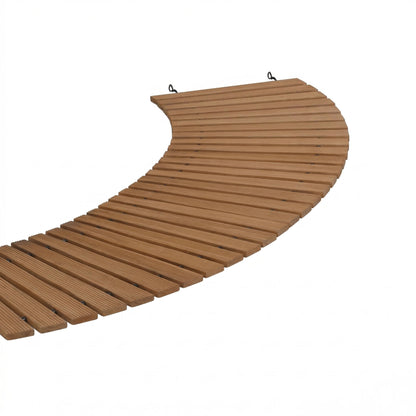 Gardeon 8FT Wooden Garden Pathway Roll-Out Curved Walkway Outdoor Backyard Brown-Home &amp; Garden > Decor > Garden Ornaments-PEROZ Accessories