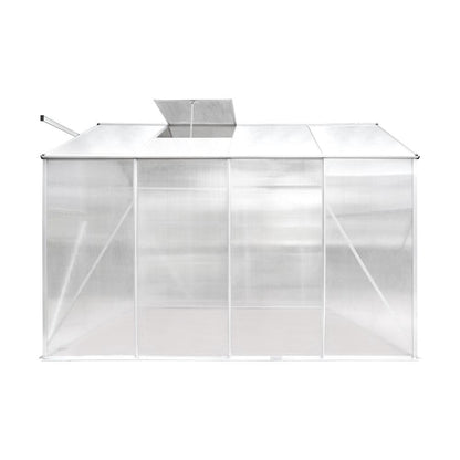 Livsip Greenhouse Aluminium Green House Shed Polycarbonate Walk in 2.52x1.9M-Greenhouse-PEROZ Accessories