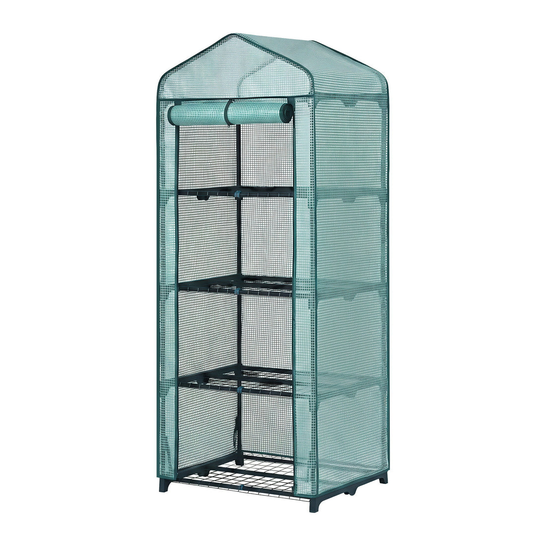 Green Fingers Greenhouse 4 Tiers Mini Green House Garden Bed 1.6x0.7x0.5M-Home &amp; Garden > Greenhouses > Greenhouses &amp; Accessories-PEROZ Accessories