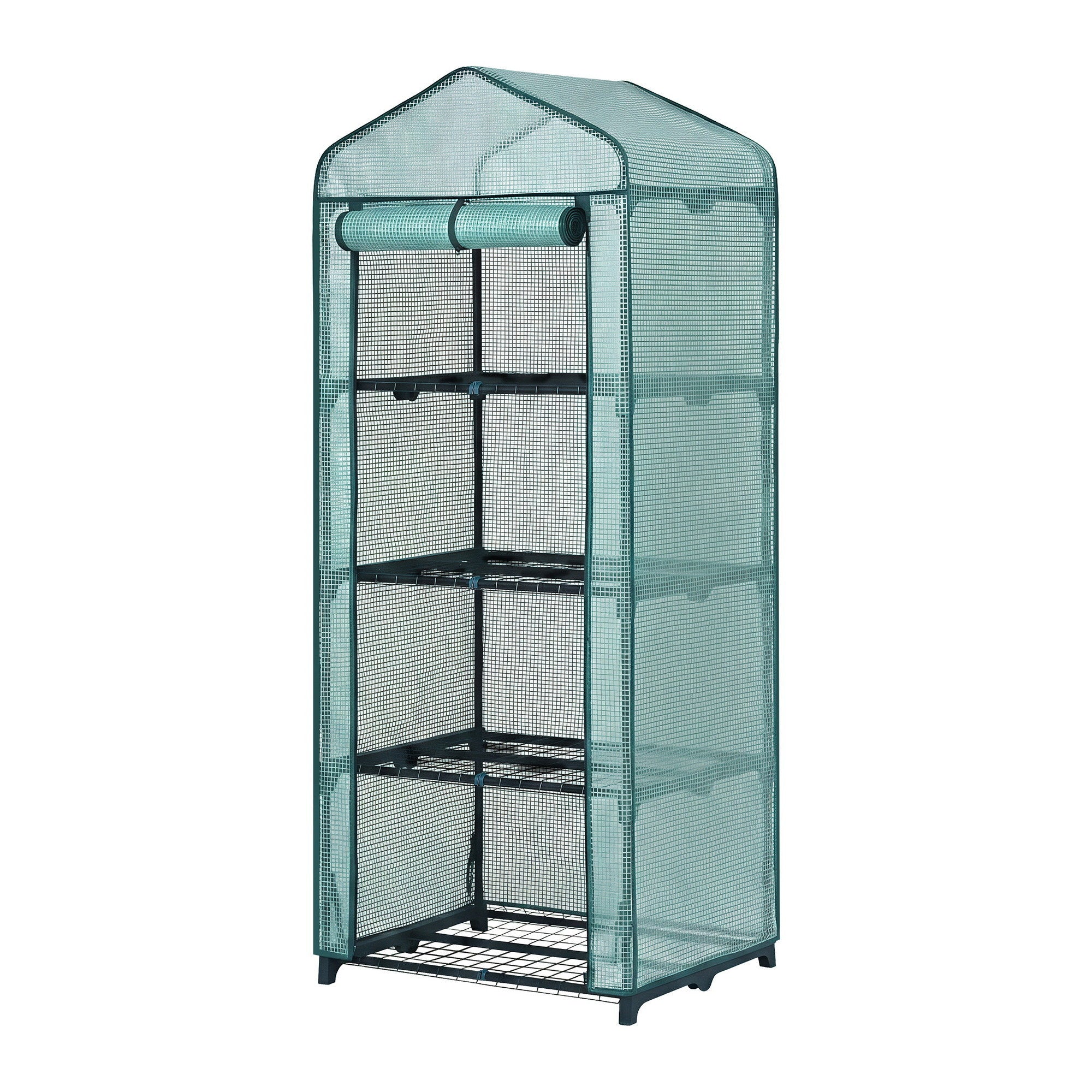 Green Fingers Greenhouse 4 Tiers Mini Green House Garden Bed 1.6x0.7x0.5M-Home &amp; Garden > Greenhouses > Greenhouses &amp; Accessories-PEROZ Accessories