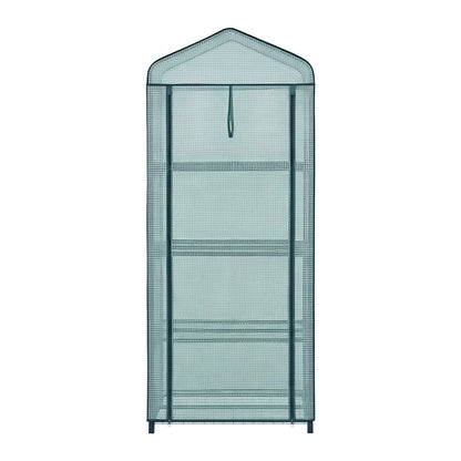 Green Fingers Greenhouse 4 Tiers Mini Green House Garden Bed 1.6x0.7x0.5M-Home &amp; Garden > Greenhouses > Greenhouses &amp; Accessories-PEROZ Accessories