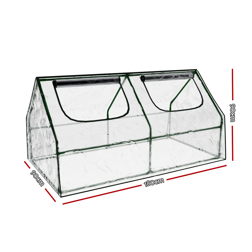 Greenfingers Greenhouse 1.8x0.9x0.9M Mini Green House Raised Garden Bed Planter Box-Home &amp; Garden &gt; Green Houses-PEROZ Accessories
