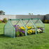 Green Fingers Mini Greenhouse 240x90x90cm Steel Frame PE Cover Outdoor Shelter-Home & Garden > Greenhouses > Greenhouses & Accessories-PEROZ Accessories