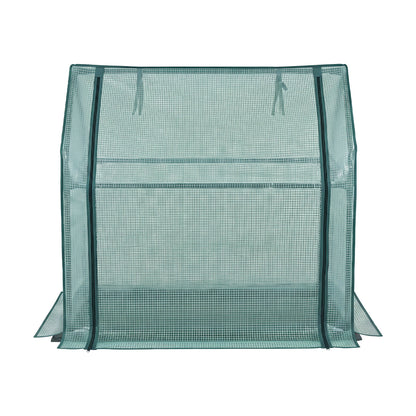 Green Fingers Mini Greenhouse 91x46x84cm Steel Frame PE Cover Outdoor Shelter-Home &amp; Garden > Greenhouses > Greenhouses &amp; Accessories-PEROZ Accessories