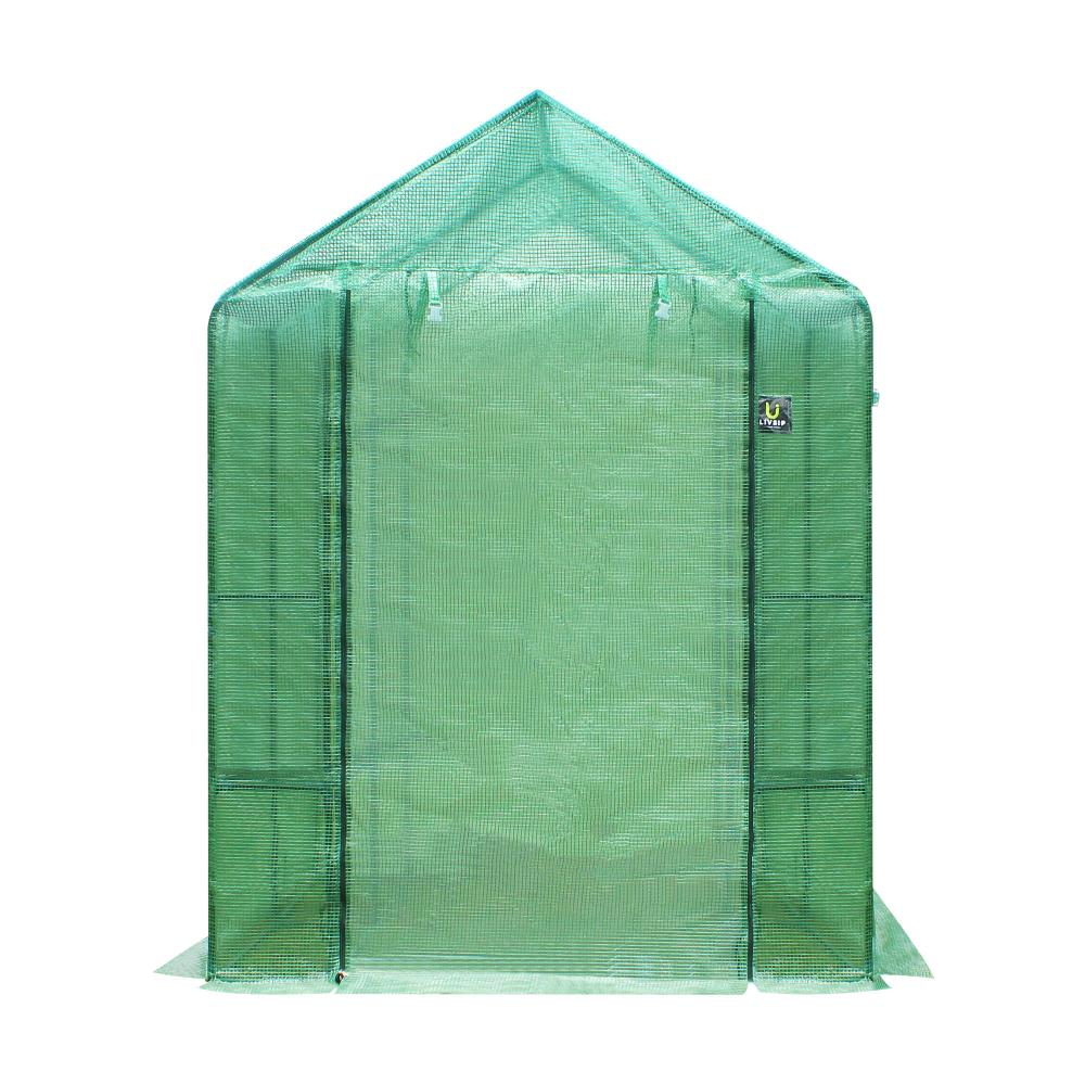 Livsip Greenhouse Walk in Tunnel Green House Garden Shed Storage Plant 2.1X1.4M-Greenhouse-PEROZ Accessories