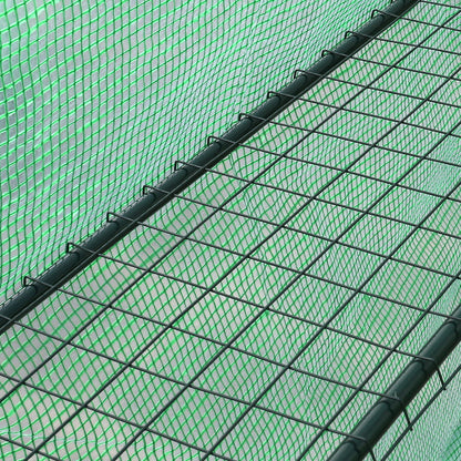 Green Fingers Greenhouse 1.4x1.55x2M Walk in Green House Tunnel Plant Garden Shed 8 Shelves-Home &amp; Garden &gt; Green Houses-PEROZ Accessories