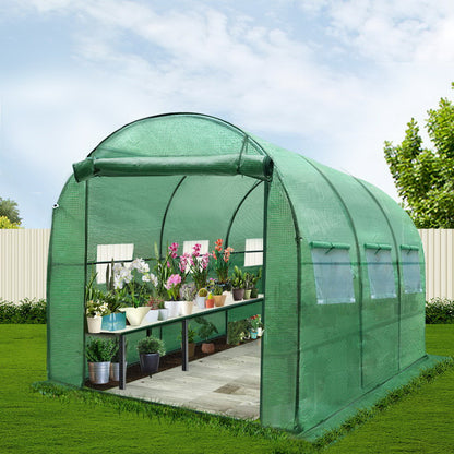 Green Fingers Greenhouse 3x2x2M Walk in Green House Tunnel Plant Garden Shed Dome-Home &amp; Garden &gt; Greenhouses &gt; Greenhouses &amp; Accessories-PEROZ Accessories