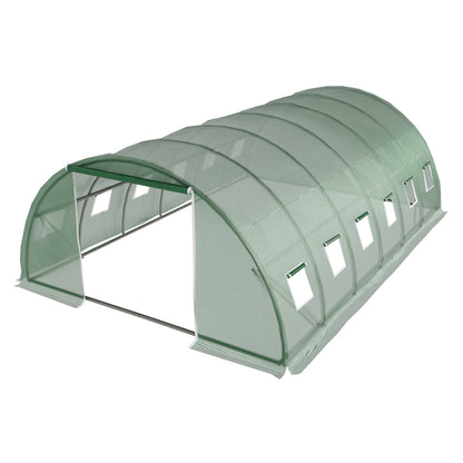 Green Fingers Greenhouse 6x4x2M Walk in Green House Tunnel Plant Garden Shed Dome-Home &amp; Garden &gt; Green Houses-PEROZ Accessories