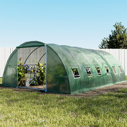 Green Fingers Greenhouse 6x4x2M Walk in Green House Tunnel Plant Garden Shed Dome-Home &amp; Garden &gt; Green Houses-PEROZ Accessories