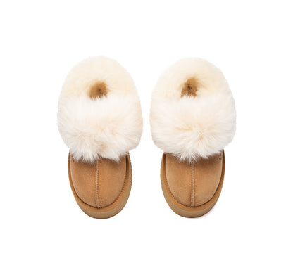 AUSTRALIAN SHEPHERD® UGG Slippers Removable Strap Fluffy Platform Nordell UGG AUSTRALIAN SHEPHERD