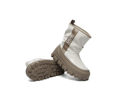 AUSTRALIAN SHEPHERD® UGG Boots Women Sheepskin Wool Waterproof Chunky Wren-PEROZ Accessories