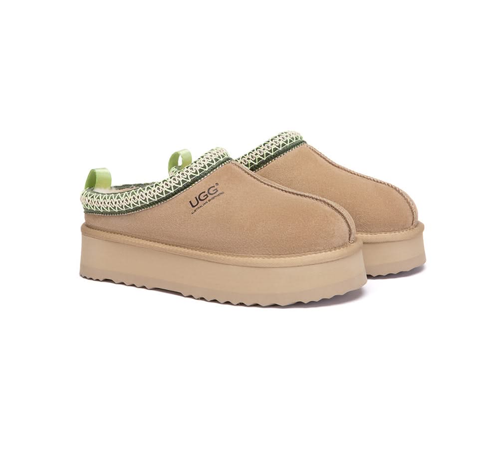 AUSTRALIAN SHEPHERD  UGG Slippers Muti-Colour Ankle Platform Tazzy Tay