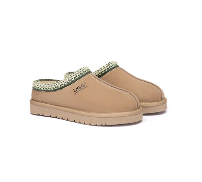 AUSTRALIAN SHEPHERD  UGG Slippers Sheepskin Wool Ankle Multi-color Tazzy Tay