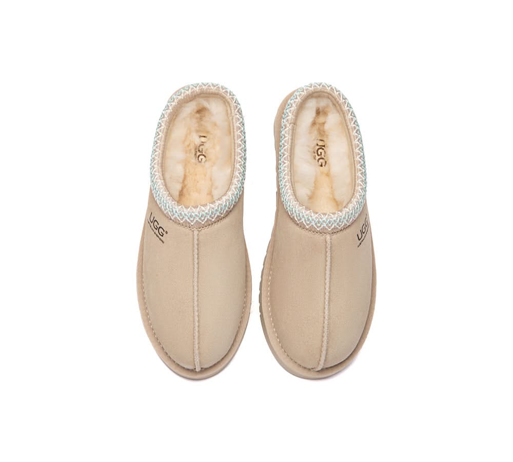 AUSTRALIAN SHEPHERD  UGG Slippers Sheepskin Wool Ankle Multi-color Tazzy Tay