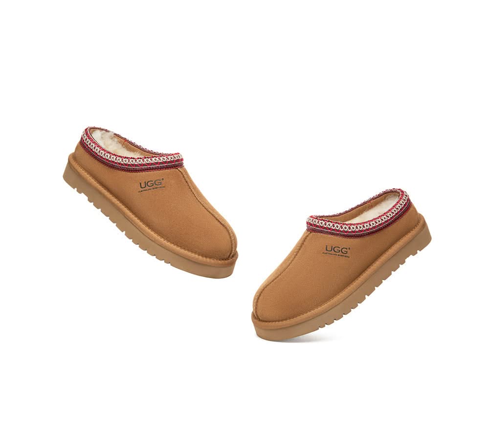 AUSTRALIAN SHEPHERD  UGG Slippers Sheepskin Wool Ankle Tazzy Tay