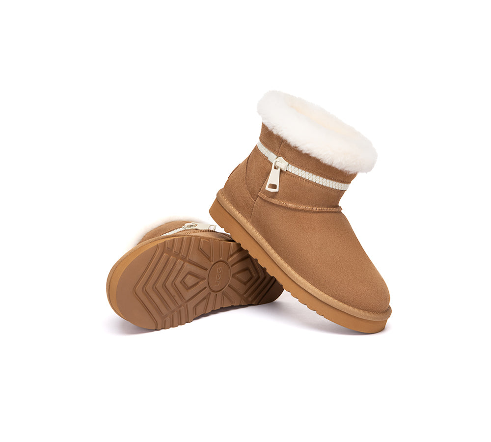 AUSTRALIAN SHEPHERD  UGG Boots Sheepskin Wool Shearling Ankle Lienn