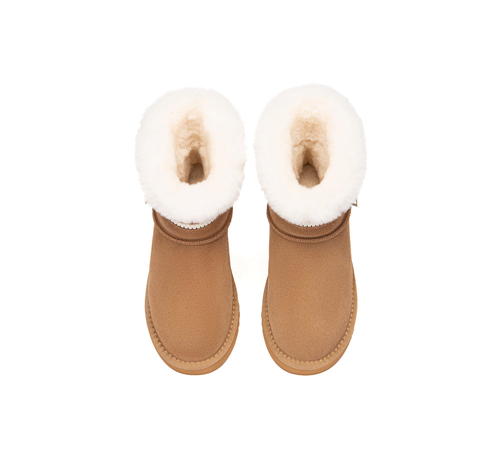 AUSTRALIAN SHEPHERD  UGG Boots Sheepskin Wool Shearling Ankle Lienn