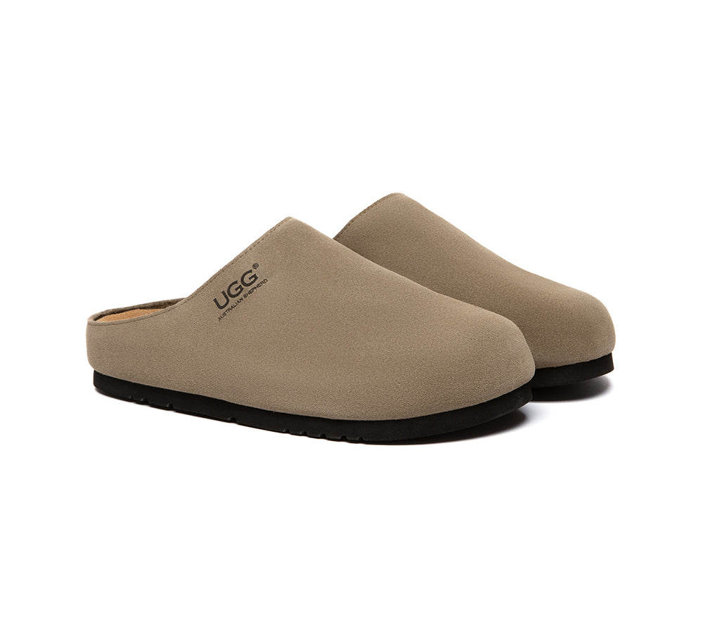 AUSTRALIAN SHEPHERD  Unisex Suede Slip On Casual Mules Marven