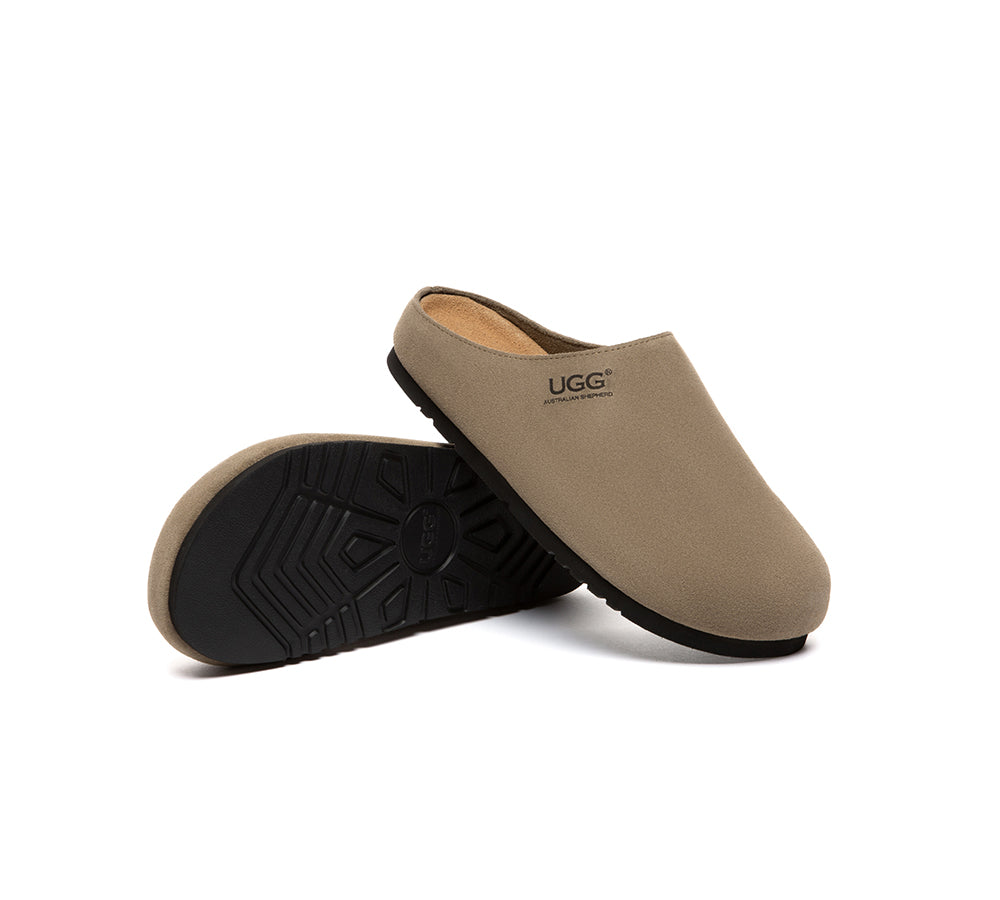 AUSTRALIAN SHEPHERD  Unisex Suede Slip On Casual Mules Marven