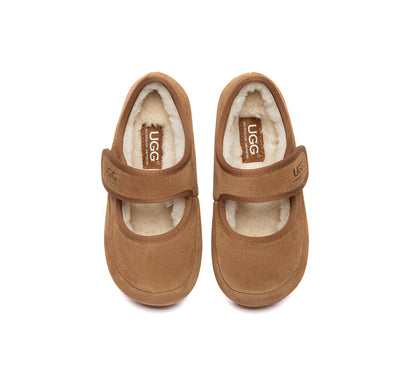 AUSTRALIAN SHEPHERD  UGG Slippers Kids Adjustable Strap Mary Jane Millie