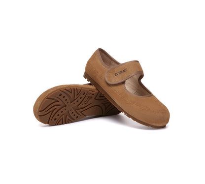 EVERAU  Women Slippers Adjustable Strap Mary Jane Malia