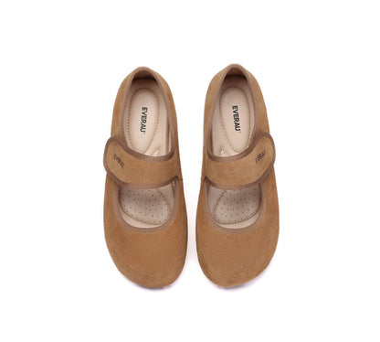 EVERAU  Women Slippers Adjustable Strap Mary Jane Malia