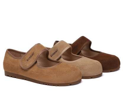 EVERAU  Women Slippers Adjustable Strap Mary Jane Malia