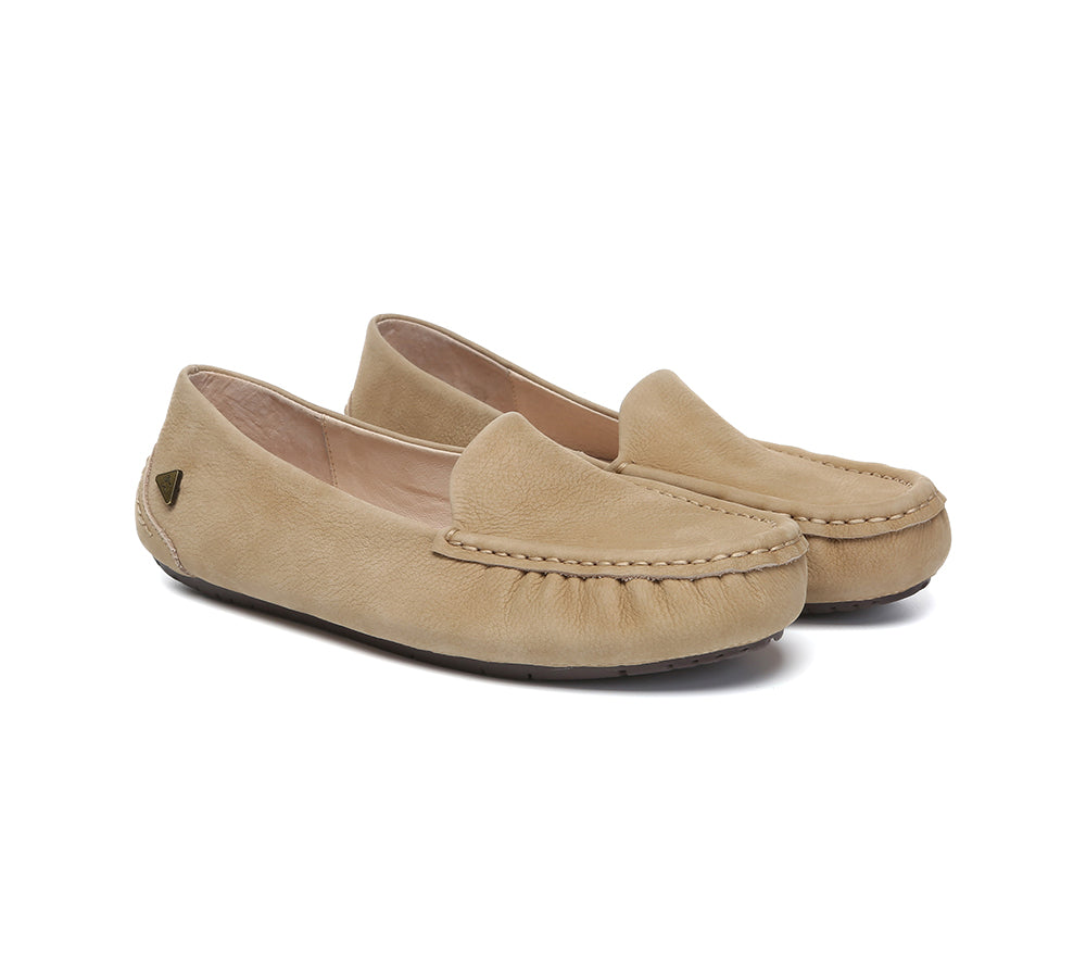 EVERAU  Women Suede Leather Casual Summer Moccasins Morris
