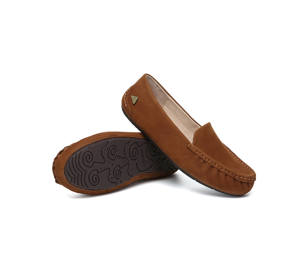 EVERAU  Women Suede Leather Casual Summer Moccasins Morris