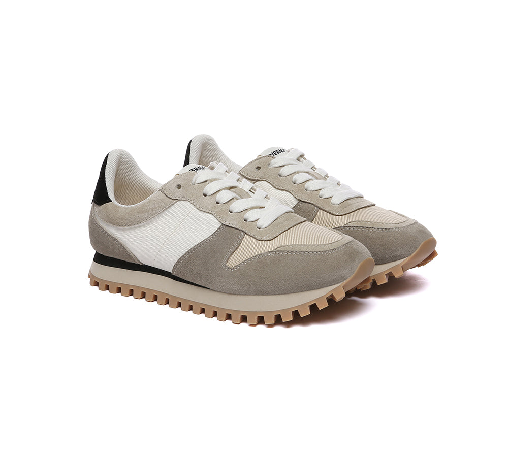 EVERAU® Leather Chunky Sneakers Etta-PEROZ Accessories