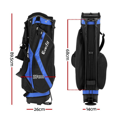 Everfit 6 Way Dividers Golf Bag Stand Insulated Carry Bag Zippered Rain Cover-Home &amp; Garden &gt; Travel &gt; Duffel Bags-PEROZ Accessories