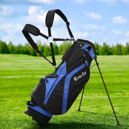 Everfit 6 Way Dividers Golf Bag Stand Insulated Carry Bag Zippered Rain Cover-Home &amp; Garden &gt; Travel &gt; Duffel Bags-PEROZ Accessories