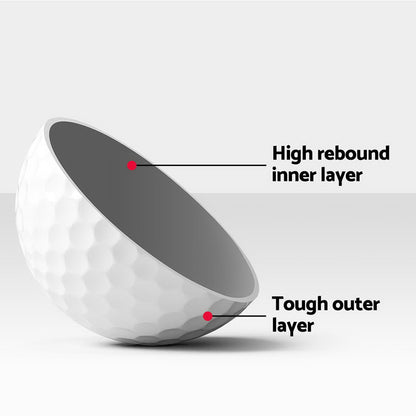 Everfit 96pcs Golf Ball Set Reusable Distance Golf Balls Practice Training-Sports &amp; Fitness &gt; Golf &gt; Golf Training Aids-PEROZ Accessories